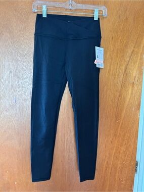 Athleta Transend Crossover 7/8 - Black High-Waist Kids Leggings